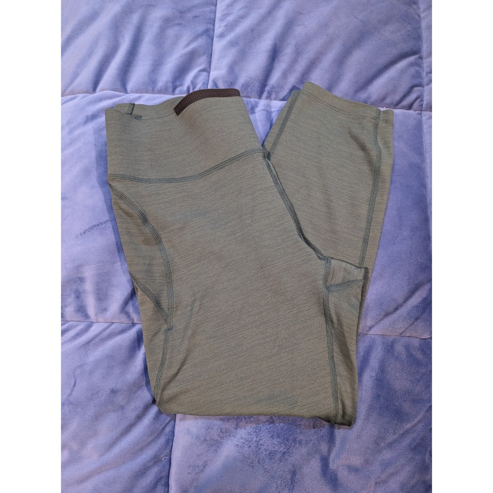 Outdoor Voices 3/4 Leggings Womens Hunter Green High Rise Crop - Size L